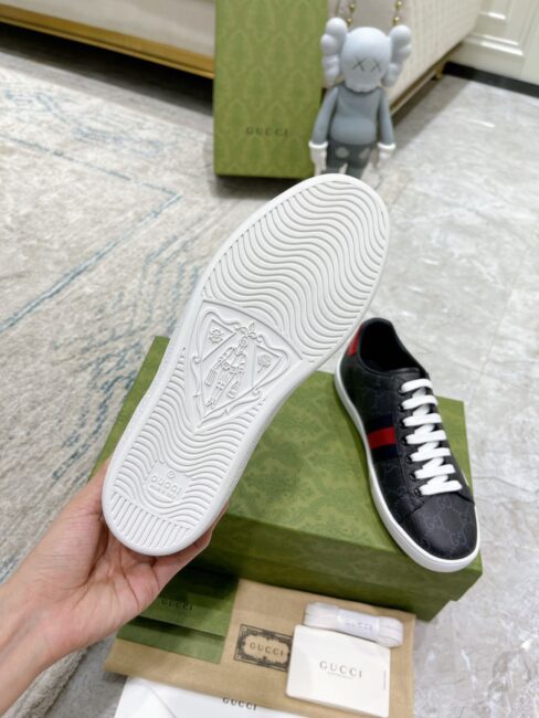 Giày Gucci Ace GG Supreme Black Like Auth
