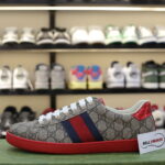 Giày Gucci Ace GG Supreme Red Like Auth