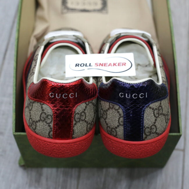 Giày Gucci Ace GG Supreme Red Like Auth