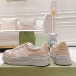 Giày Gucci GG Sneaker Oatmeal Light Pink GG Supreme (Women's) Like Auth