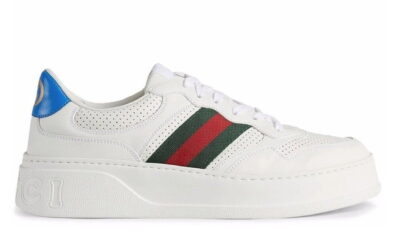 Giày Gucci GG Sneaker Green Red Web Sọc Xanh Đỏ