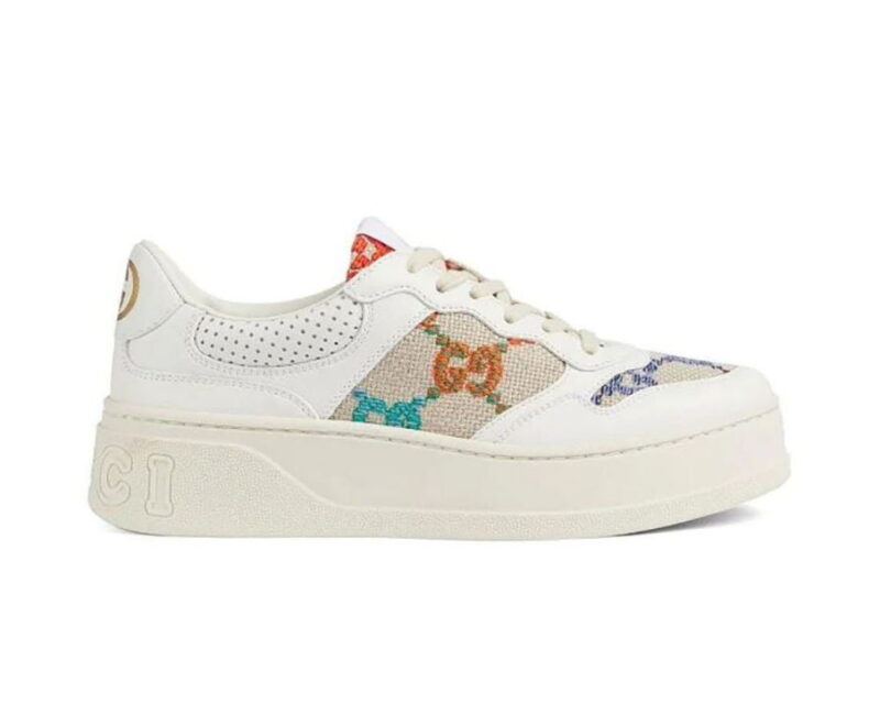 Giày Gucci GG Sneaker Multicolor Embroidered