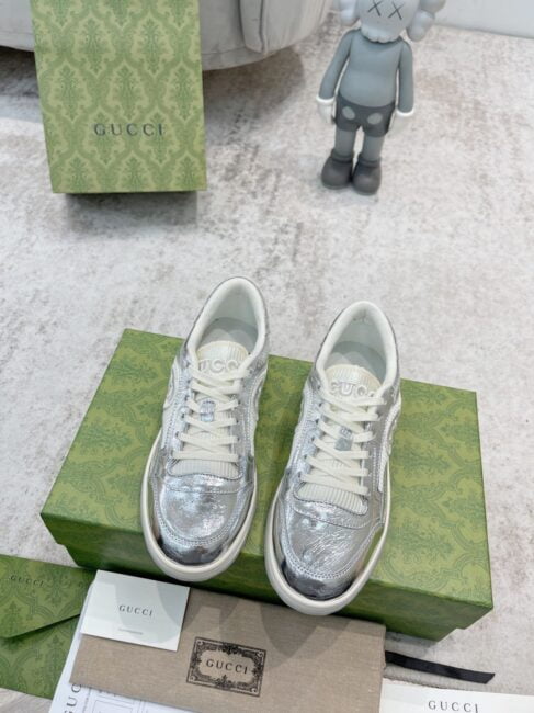 Giày Gucci MAC80 Sneaker Silver and White Like Auth