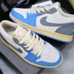 Giày Nike Air Jordan 1 Low ‘Vintage UNC Grey’ Like Auth