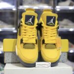 Giày Air Jordan 4 Retro ‘Lightning’ vàng 2021 Like Auth