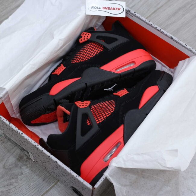 Giày Nike Air Jordan 4 ‘Red Thunder’ Like Auth
