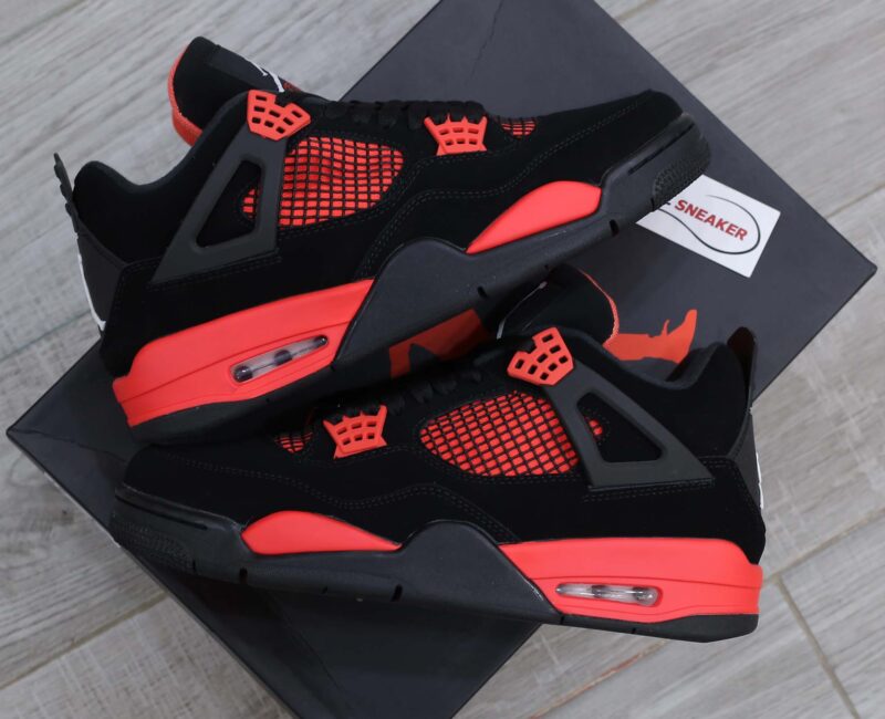 Giày Nike Air Jordan 4 ‘Red Thunder’ Like Auth