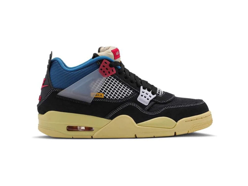 Giày Nike Union LA x Air Jordan 4 Retro 'Off Noir' Like Auth