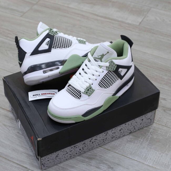 Jordan 4 seafoam up