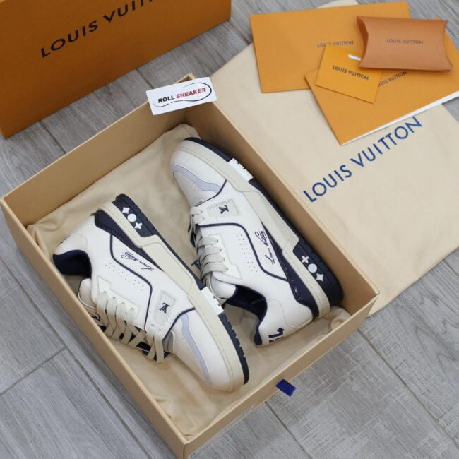 Louis Vuitton Lv Trainer #54 Signature Marine Blue