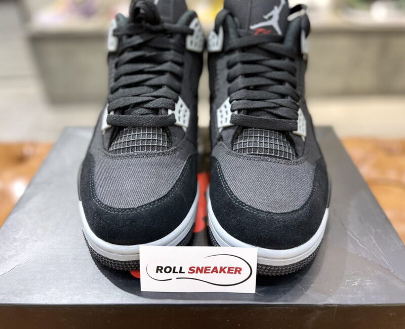 Giày Nike Air Jordan 4 Retro SE ‘Black Canvas’ Like Auth