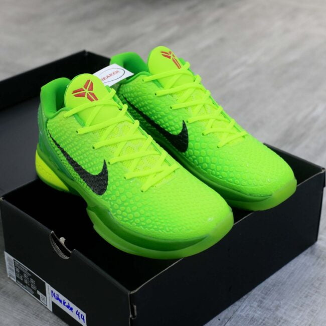 Giày Nike Zoom Kobe 6 Protro ‘Grinch’ Like Auth