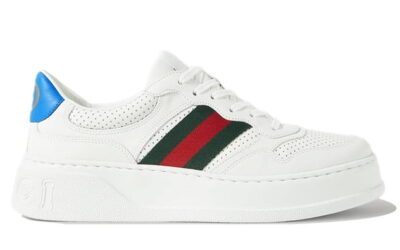 Giày Gucci GG Sneaker With Web ‘White’ Like Auth