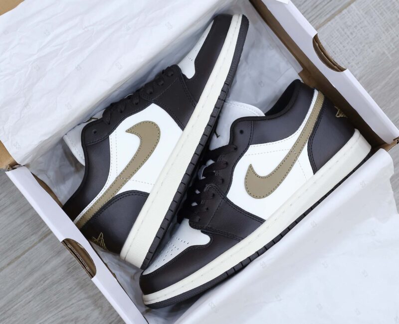 Giày Nike Air Jordan 1 Low ‘Shadow Brown’ Like Auth