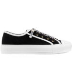 Giày WALK'N'DIOR SNEAKER Black Cotton Canvas