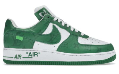 Giày Louis Vuitton x Nike Air Force 1 Low By Virgil Abloh ‘Green’ Best Quality