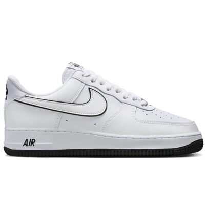 Giày Nike Air Force 1 '07 Low 'White Black Outline Swoosh' Like Auth