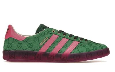 Adidas x Gucci Gazelle Green GG Monogram (Women's)