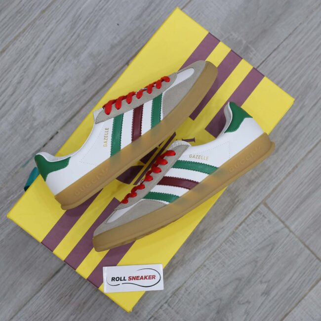 Adidas x Gucci Gazelle White Green Red Men’s Like Auth