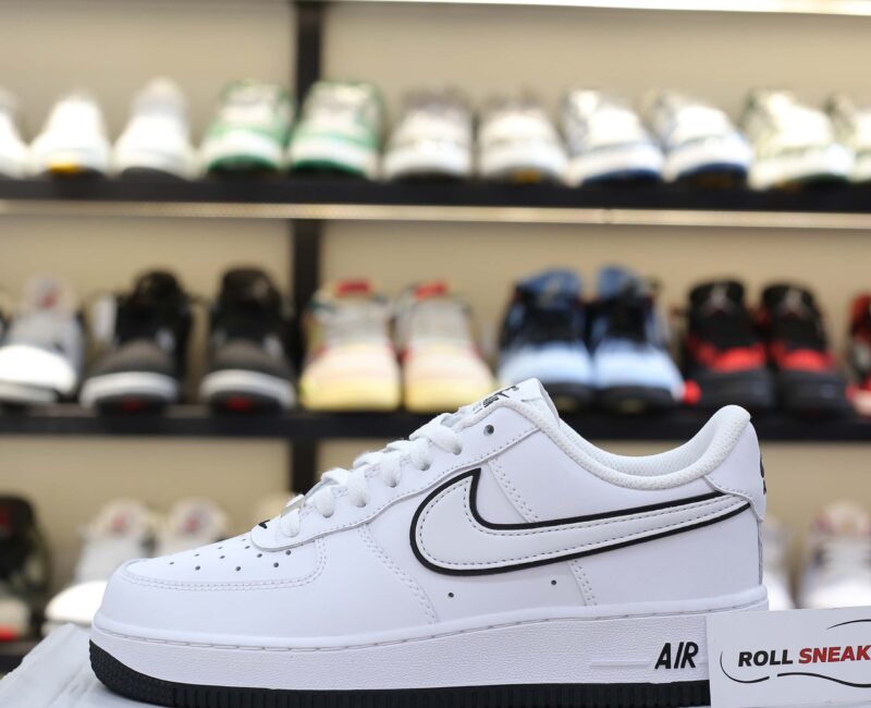Giày Nike Air Force 1 ’07 Low ‘White Black Outline Swoosh’ Best Quality