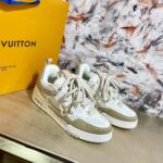 Louis Vuitton LV Skate Sneaker Beige White Best Quality