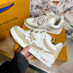 Louis Vuitton LV Skate Sneaker Beige White Best Quality