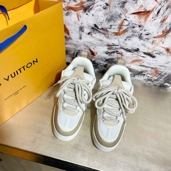 Louis Vuitton LV Skate Sneaker Beige White Best Quality