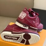 Louis Vuitton LV Skate Sneaker Bordeaux Red Best Quality