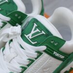 Louis Vuitton LV Trainer Green Monogram Denim
