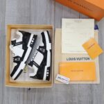 Louis Vuitton LV Trainer Monogram Denim Black