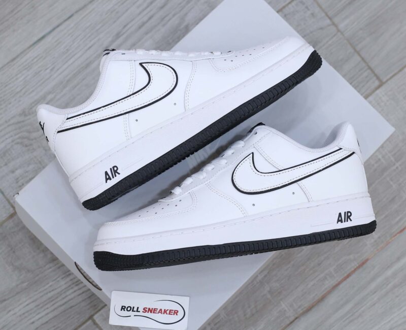 Nike Air Force 1 ’07 Low ‘White Black Outline Swoosh’