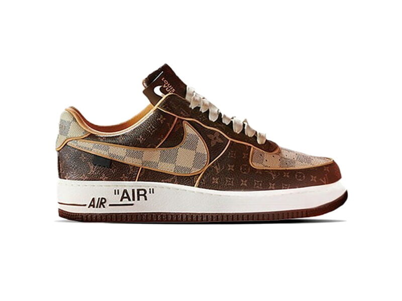 Giày Nike Air Force 1 Low x Louis Vuitton Monogram Brown Best Quality