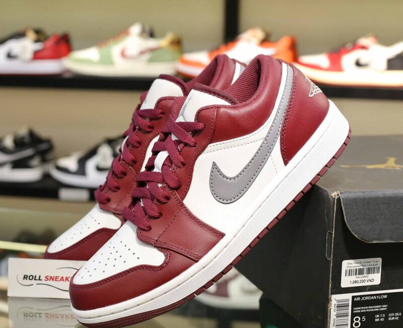 Giày Nike Air Jordan 1 Low 'Cherrywood Red' Like Auth