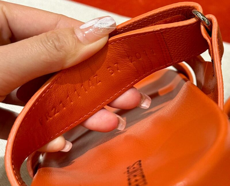 Dép Hermes Chypre Sandal Rose Sorbet Epsom Leather Best Quality