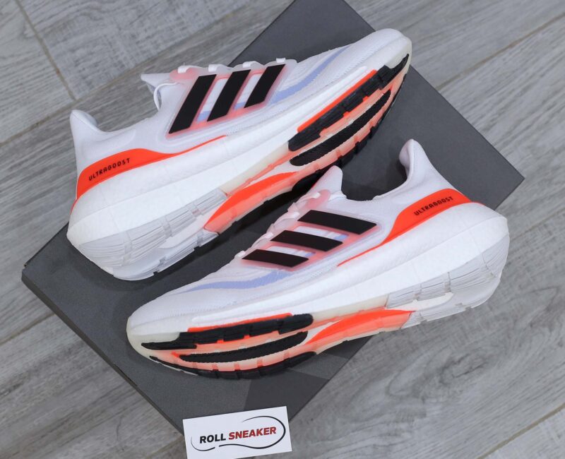 Giày Adidas Wmns UltraBoost 23 Light 'White Solar Red' Like Auth