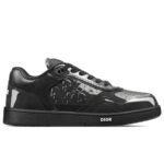 Giày Dior B27 Black Patent Calfskin Dior Oblique Gravity Leather Like Auth