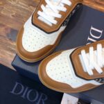 Giày Dior B27 Low Coffee Cream Black Dior Oblique Jacquard Like Auth