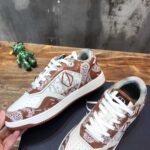 Giày Dior B27 Low Coffee White CD Paisley White Dior Oblique Like Auth