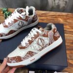 Giày Dior B27 Low Coffee White CD Paisley White Dior Oblique Like Auth
