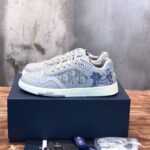 Giày Dior B27 Low Kenny Scharf Blue Tiger Print Like Auth