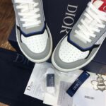 Giày Dior B27 Low ‘Oblique Galaxy Grey Blue Red’ Like Auth