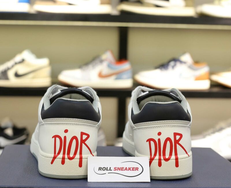 Giày Dior B27 x Shawn Stussy Signature White Like Auth