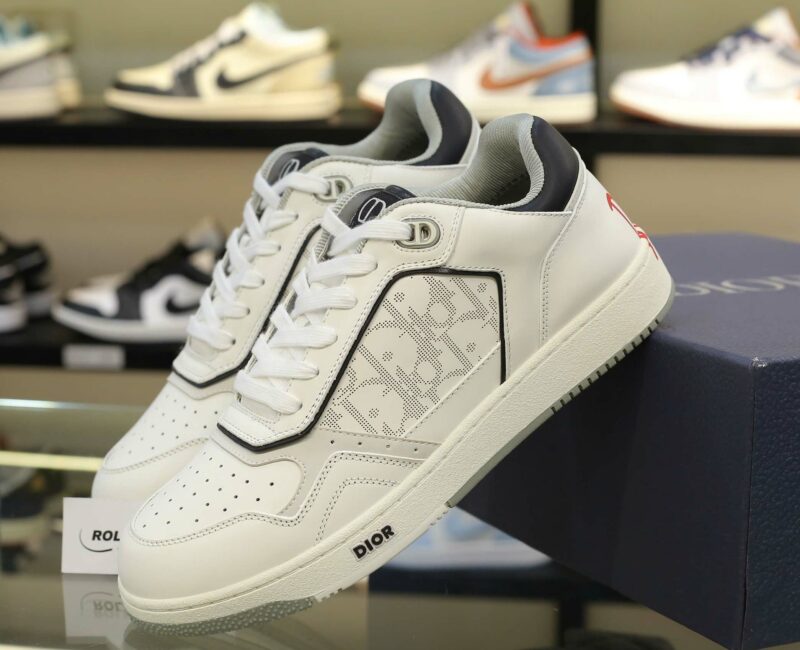 Giày Dior B27 x Shawn Stussy Signature White Like Auth