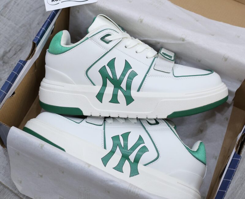 Giày MLB Chunky Liner Mid New York Yankees Green Like Auth