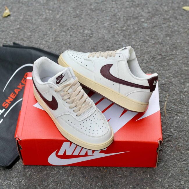 Giày Nike Court Vision Low 'White Red Gold'