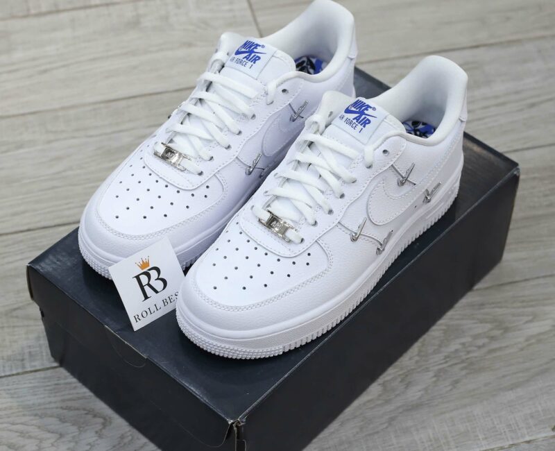 Giày Nike Air Force 1 '07 LX Sisterhood White Metallic Silver Best Quality