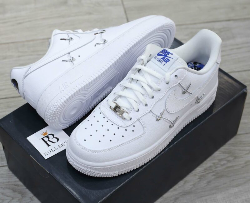 Giày Nike Air Force 1 '07 LX Sisterhood White Metallic Silver Best Quality