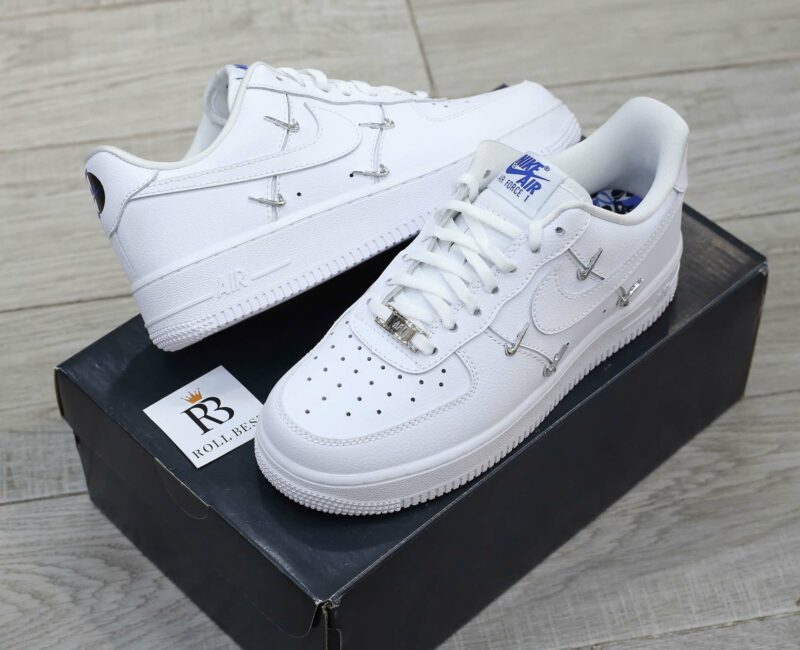 Giày Nike Air Force 1 '07 LX Sisterhood White Metallic Silver Best Quality