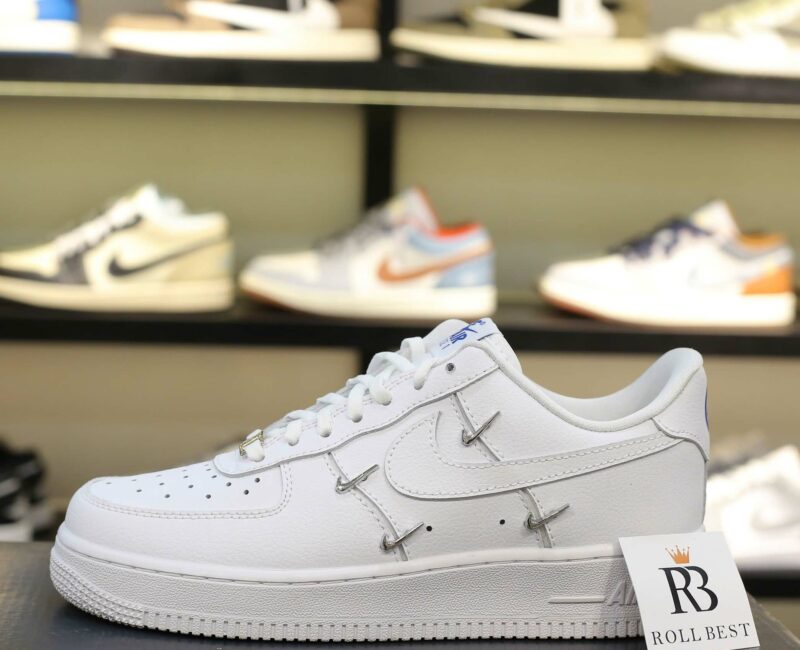 Giày Nike Air Force 1 '07 LX Sisterhood White Metallic Silver Best Quality