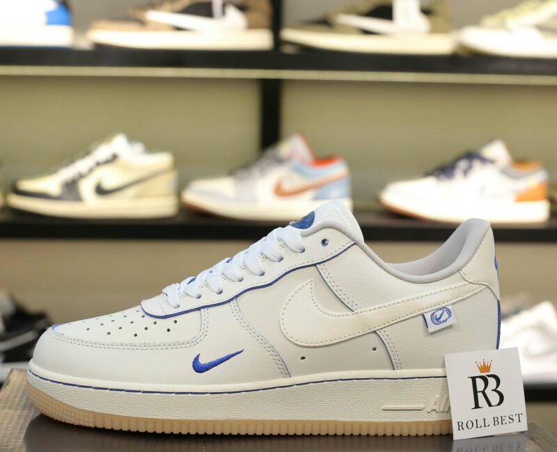 Giày Nike Air Force 1 Low White Blue Best Quality